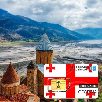 Sim Du Lịch Georgia 15 Ngày Tốc Độ Cao